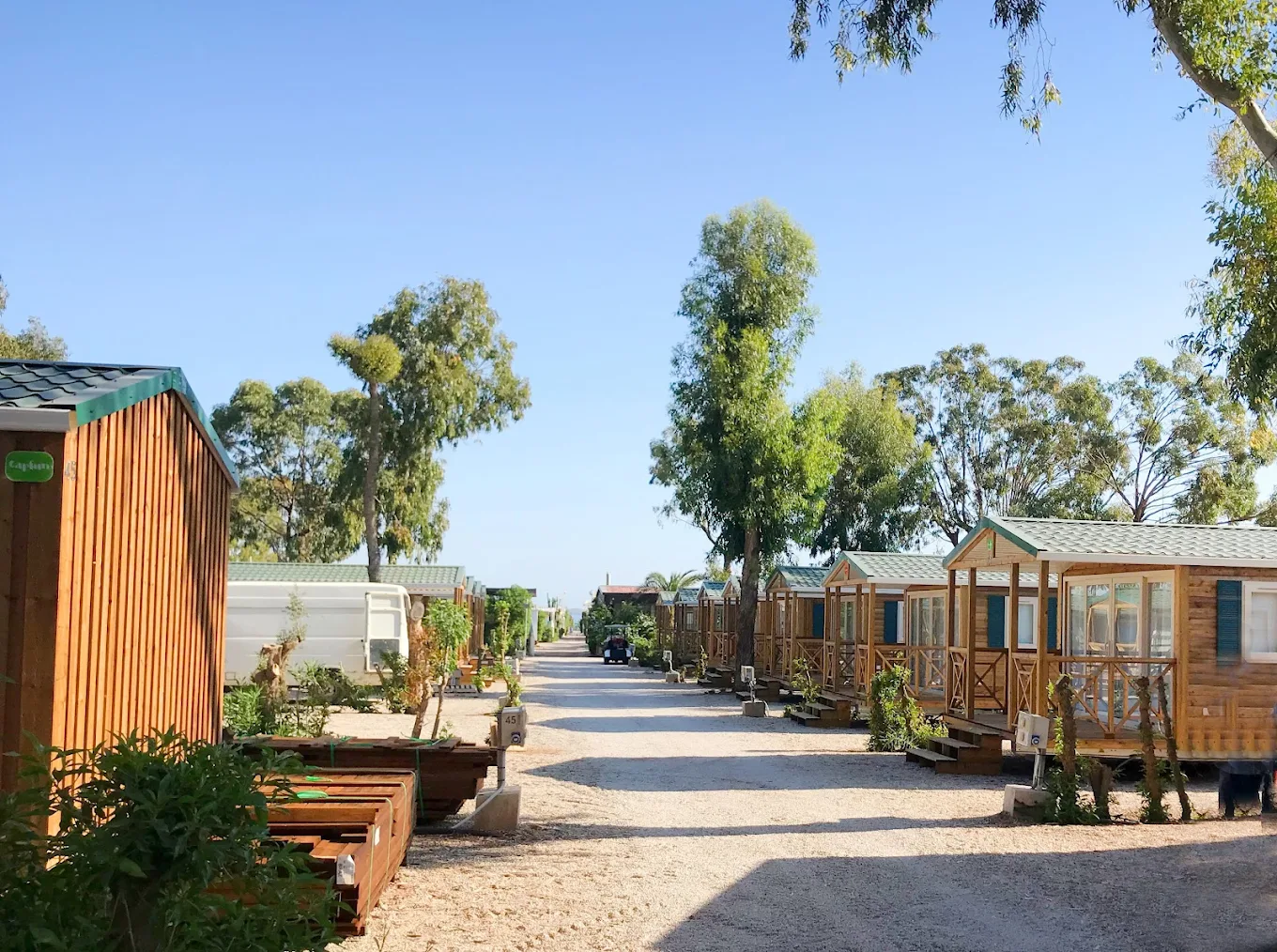 Bungalows y parcelas en camping en Cartagena