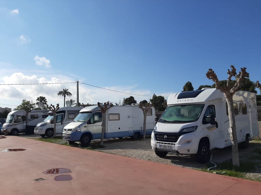 Camping para autocaravanas cerca de Elche
