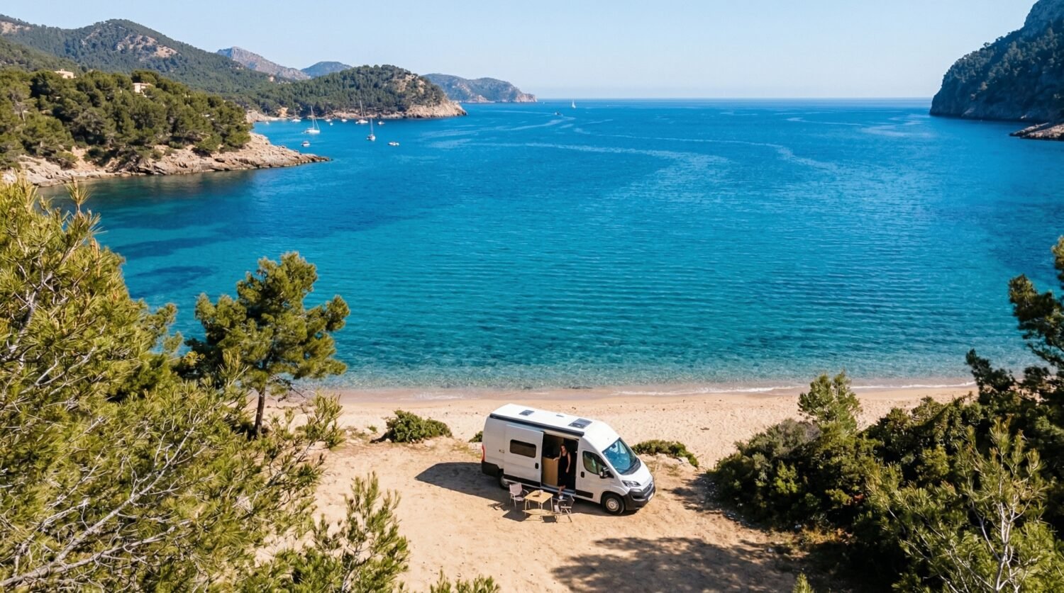 Peugeot Boxer cerca del mar