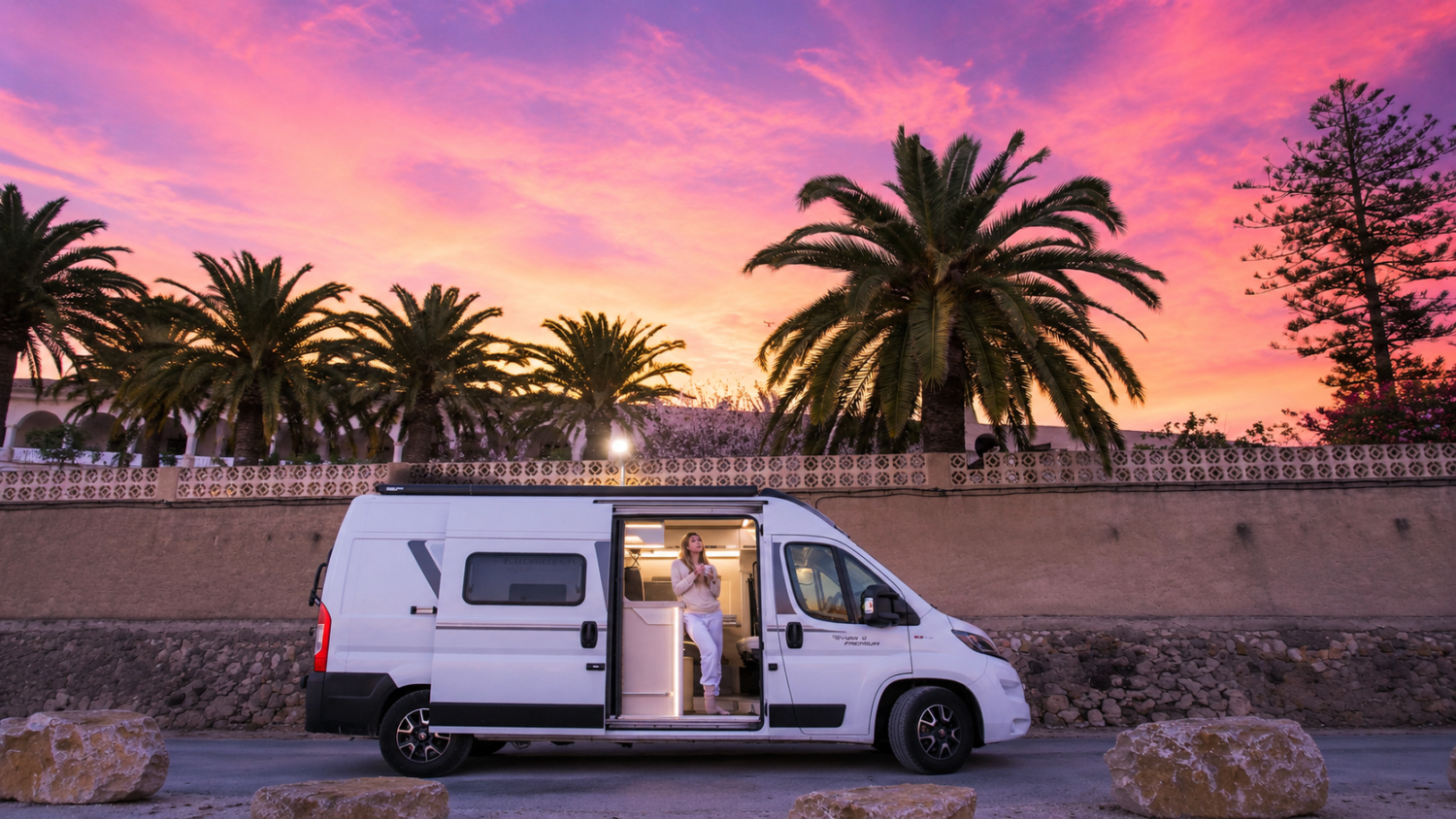Camper en el aparcamiento